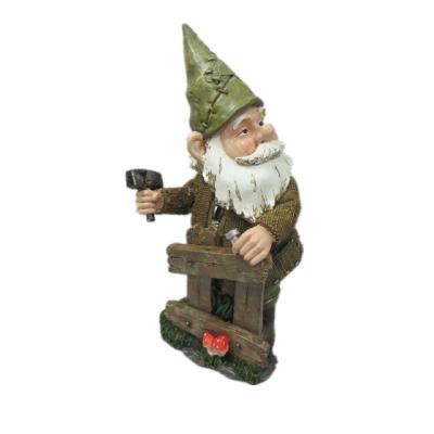 China Europe Popular Resin Seven Statue Gnome Dwarf Figures For Garden Decoration Ornament for sale