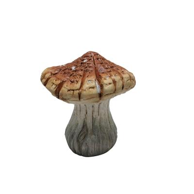 China Europe Handmade Custom Size Ceramic Mushroom Figurine For Garden Mushroom for sale