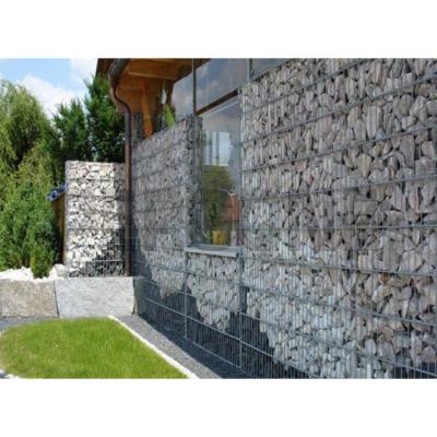 China Gabions Galvanized Welded Wire Mesh Gabion Box Basket For Stone Cage for sale