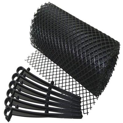 China Plain Weave Gutter Guards Push Protective Plastic Sheets / Aluminum Stainless Steel Gutter Mesh Guard / for sale