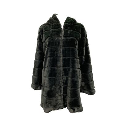 China Zipper/Faux Fur Seal/Fur Coat 2021 Dry Clean Faux Fur Jacket Ladies Coats Long Warm Style for sale