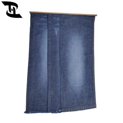 China Shrink-resistant 98%cotton 2%spandex stock lot denim fabric for jeans, shirting, toys YH1210 for sale