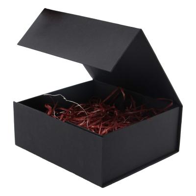 China Recycled Materials Wholesale Popular New Products Eco-Friendly Black Luxury Paper Box Packaging Gift Box for sale