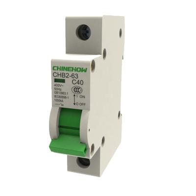 China Din Rail Overload Protective White Shell 2 Pole Hydraulic Magnetic Miniature Circuit Breaker Circuit Breaker For Machine for sale