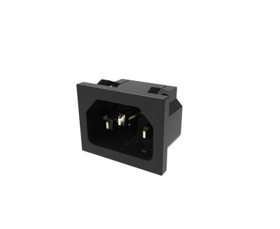 China AC 250V IEC C14 safe power socket for PDU, made in China. for sale