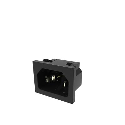 China IEC Safe AC Inlet Electrical Switch And Socket C14 Inlet for sale