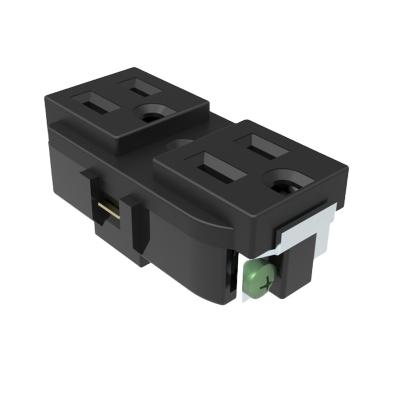 China Industrial NEMA Connector Socket Outlet Power Socket Panel Mount Type Female Connectors Adapter For PDU Outlet for sale