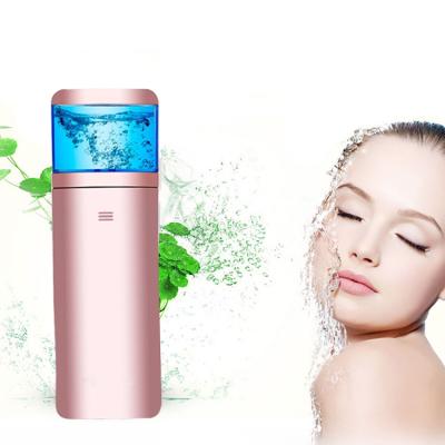 China Portable Handheld Face Steamer Mini Deep Penetration Health Moisturizer Facial Nano Mist Spray Beauty for sale