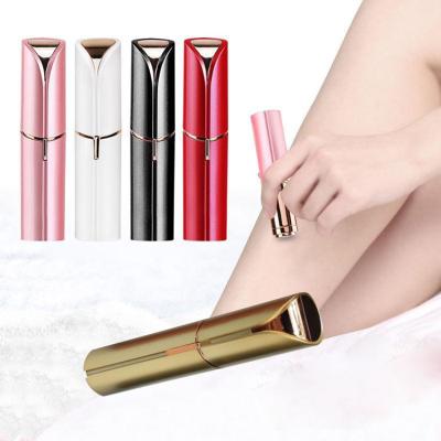 China Painless Beauty Tool Women USB Rechargeable Electric Rechargeable Eyebrow Remover Hair Trimmer for sale