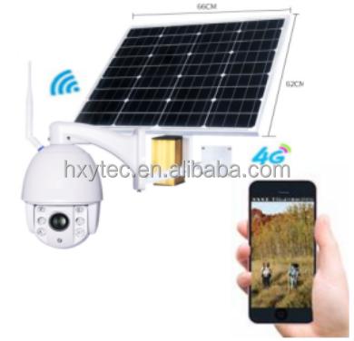 China Waterproof / Waterproof 18X 3G 4G Solar Power GSM PTZ Camera With Two Way Audio for sale