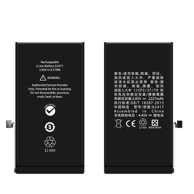 China Original For iPhone 12 Mini Rechargeable Battery Long Cycle Li-ion Polymer Smart Phone Battery 2227mAh Premium Quality 100% Test for sale