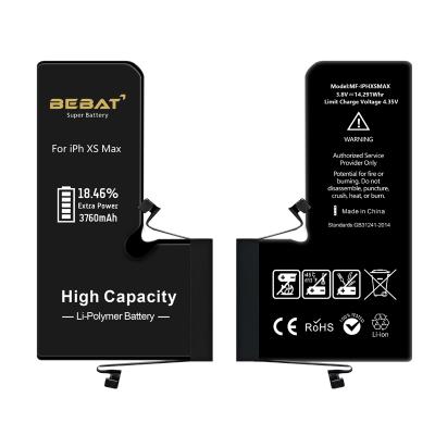 China Rechargeable Cell Phone High Capacity Cell Phone Battery Batteries For IPh XS Max for sale