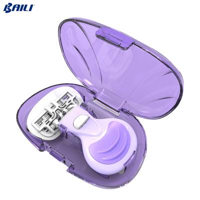 China New Design 4 Blades Mini Double Blade Razor Women Disposable Shaving Refills With Safety Razor for sale