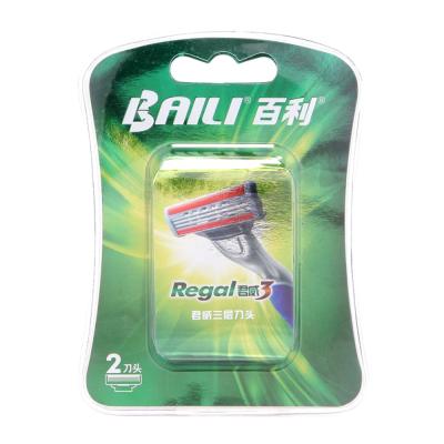 China Triple Blade Gender Male Replacement 3 Blade Cartridge Triple Blade Shaving Razors for sale