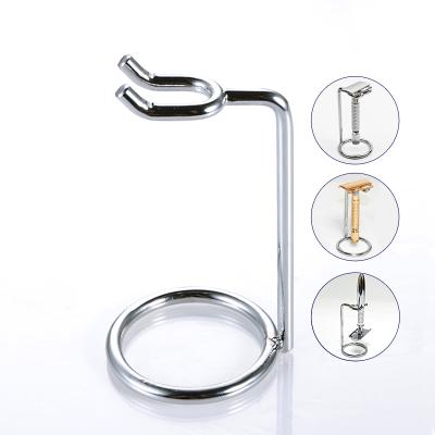 China Shaving Stand Metal Shaving Tools Shaving Holder Razor Shaving Stand for sale