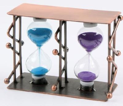 China Minimalist Hourglass Sand Timer Glass Beads for sale