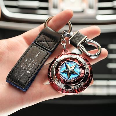 China Captain America Shield Car Avenger Keychains Captain America Keychains Creative Marvel Alliance Avenger Iron Man XMAN Key Chain Pendant Gift for sale