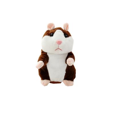 China Decoration talking hamster, electric hamster can learn to talk, disc and walk, plush electric toy for sale