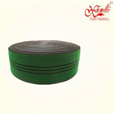 China Polypropylene& Chinese rubber& 2017 Hongli 49mm Elastic Yarn Hongli Rubber Belt PP Chinese Sofa Webbing for sale