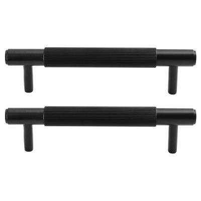 China Contemporary SAILANKA Kitchen Drawer Accessory Satin Brass Cabinet Pulls Hardware Round T Bar Furniture Handle for sale