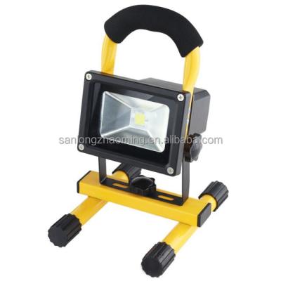 China Desktop Portable Flood Lights with Adjustable Stand Rechargeable Portable Led Flood Work Light for sale