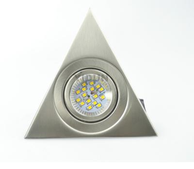 China Embeded 85-265V/12Vwarm 2-5W white led triangle light led under kitchen led cabinet light for sale