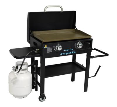 China Outdoor Easily Assembled Commercial Natural Gas Iron Griddle BBQ Grill for sale