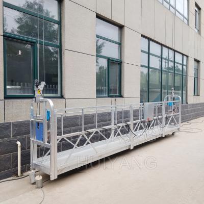 China HUIYANG EUROPEAN Galvanized ZLP 1000 Electric Construction Cradle Facade Cleaning Suspended Platform for sale