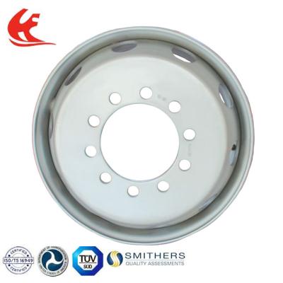 China Factory direct sales 195 inch high quality steel wheel rim 19.5 new tires truck wheels 19.5 x 6.75 for sale