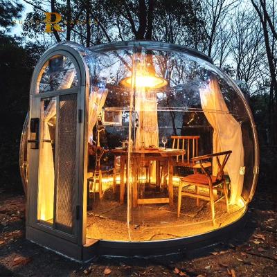 China Customized Design China Manufacturer Luxury Waterproof Clear PC Dome Tent For Hotel for sale