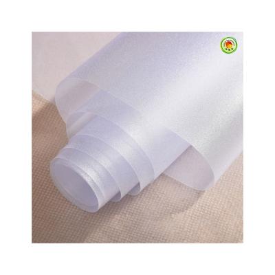 China Self Adhesive Window Sticker Matte One Way Vision PVC Vinyl Stained Glass Stickers Roll for sale