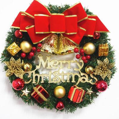 China PVC Family Simulation Garland Door Hanging Window Plastic Modern Home Christmas Ornaments for sale