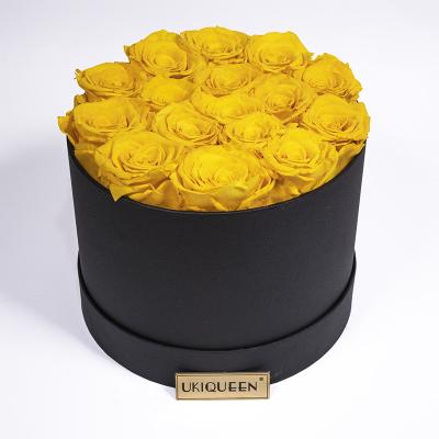 China 2022 Gorgeous Romantic Rose Eternal Preserved Forever Luxury Timeless Natural Wholesale Preserved Rose Dome Flowers in Gift Box for sale