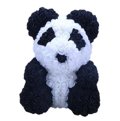 China Rose Bear 40cm Ositos Osos De Rosas Romantic Home Decoration Wholesale PE Bear for Valentine Gifts for sale