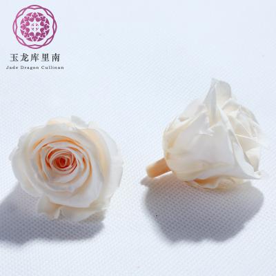 China Real Romantic Preserved Rose 3-4cm 12pcs/box A Grade Preserved Flower Immortal Flowers Romantic Dried Roses DIY Flower Material Master Manual Wedding Material for sale