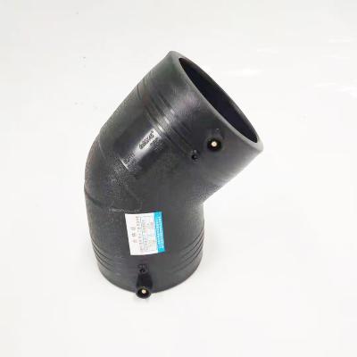 China Non-Toxic Electrofusion Fittings Corrosion Resistant HDPE Lightweight Bend 45 Degree for sale