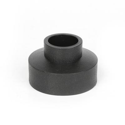 China Non - Toxic Corrosion Resistant Lightweight Tubing Fittings Plastic HDPE Socket Reducing Coupling for sale