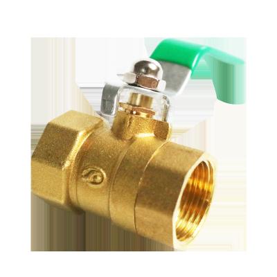 China General brass dn15 ball valve with lever handle 1/2 inch female thread brass water valve for sale