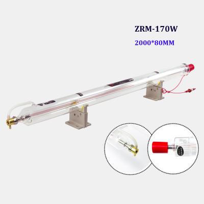 China Zurong ZRM-170 170W CO2 laser tube price cutting machine 180w CO2 glass laser lamp laser tube from building material stores building material stores for sale