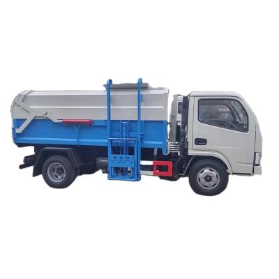 China Factory Hot Selling White High Quality Small Waste Collection Kitchen Garbage Truck for sale