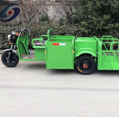 China Factory Three Wheel Electric Small Waste Collector Garbage Truck For Sale for sale