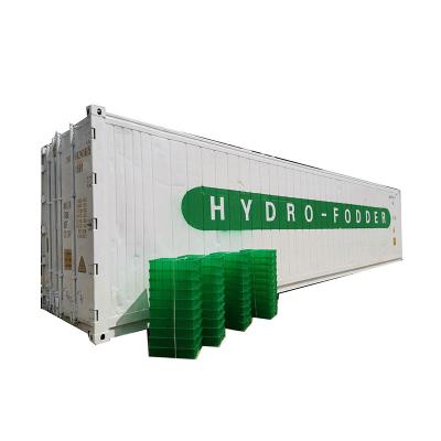 China Microcomputer Control Hydroponic Fodder Container With Solar Power for sale