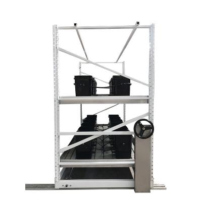 China Aluminum 4x8 Feet Mobile Vertical Grow Racks Cannabis Growing Racks for sale