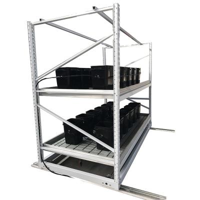 China 5*8ft 2*2ft Microgreen Hydroponic Growing Racks Medicinal Herbs Hydro Grow System for sale