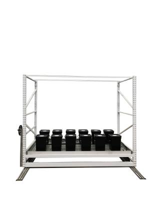 China ABS Multi Level Marijuana Hydroponic Growing Racks 90tg/M2 Hydroponic Shelves for sale