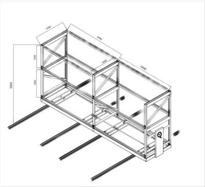 China 4x8ft Indoor Farm Hydroponic Growing Racks For Vegetable Nursery for sale