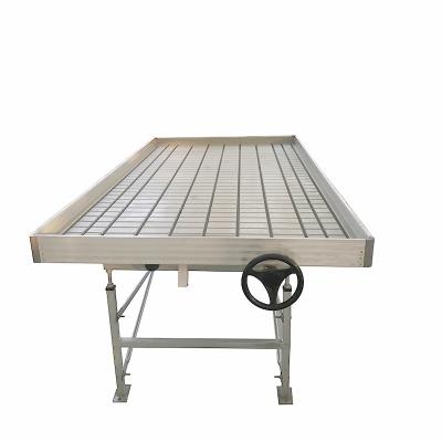 China Heavy Duty 70-300kg Greenhouse Rolling Benches 5*8ft Ebb And Flow Rolling Benches for sale