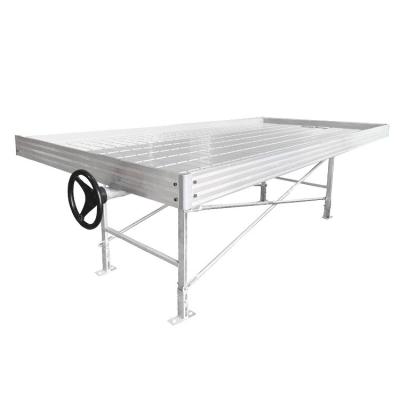 China Environment Friendly 4x8 Ebb And Flow Table , White Hydroponic Flood And Drain Tray for sale