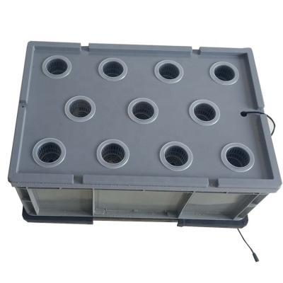 China 80pcs Holes Hydroponics Clone Bucket Vertical Lettuce Aeroponic Grow System for sale