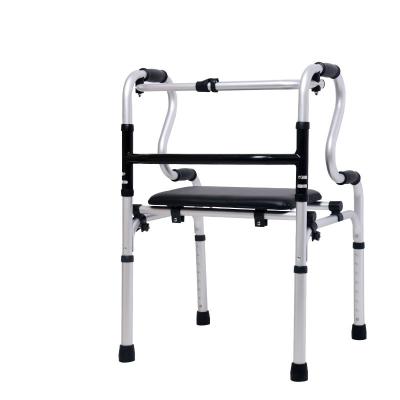 China Cane Crutch Elderly Walker Rollator Disabled Adult Aid Foldable Walker for sale